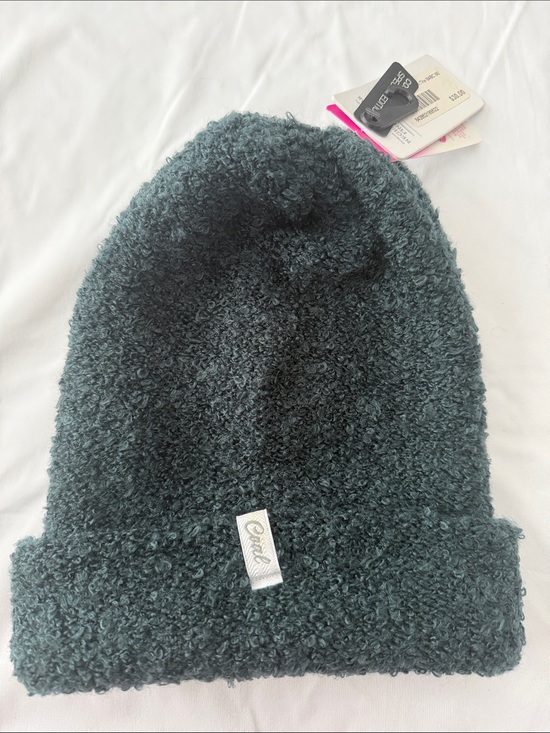 Coal Accessories - Plush Loop Knit Beanie Hat - Dark Teal